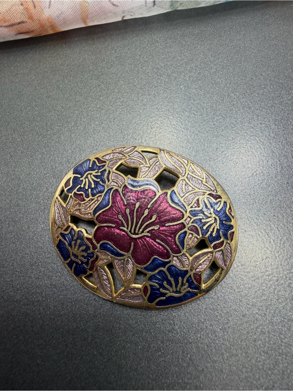 Vintage Cloisonné Brooch #152CLO